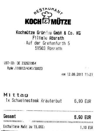 pcnm H�ffner Kochm�tze Restaurant